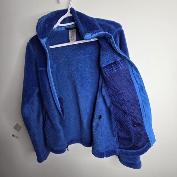 Patagonia - Women's Synchilla Polartec Bright Blue Jacket - Size Small - Picture 13 of 13